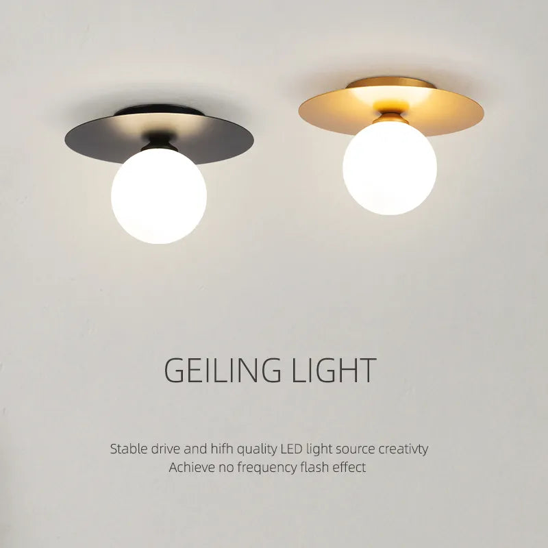Nordiske LED-loftlamper i elegant design