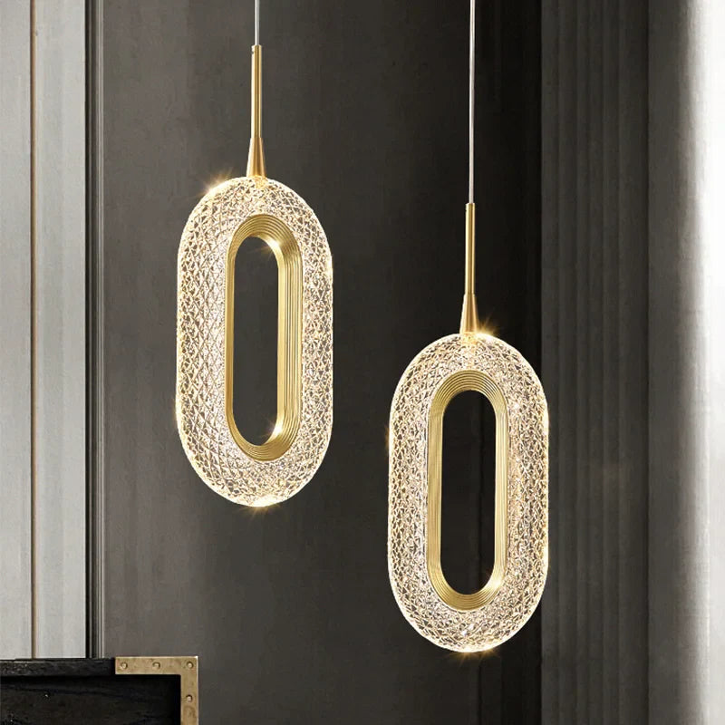 Moderne nordisk design LED-lysekrone