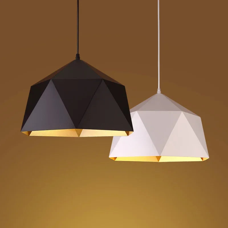 Elegant moderne simpel metal lysekrone