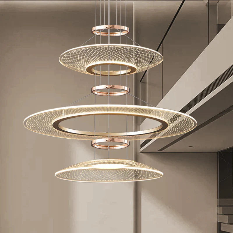 Moderne og lys designerlysekrone