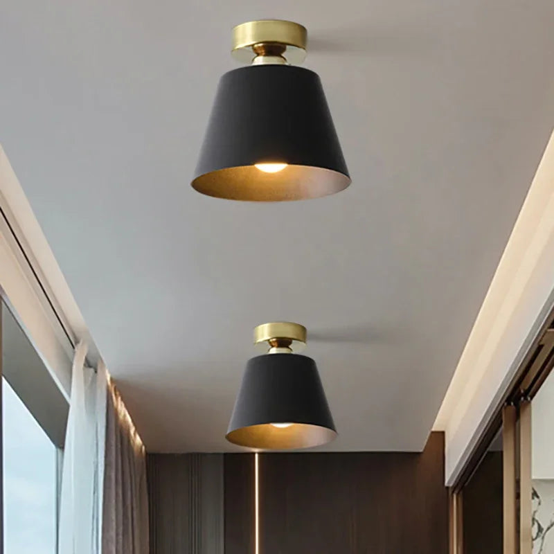 Trendy loftlampe med lysdesign