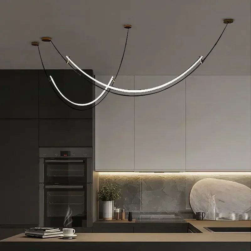 Moderne minimalistisk pendellampe til boligindretning