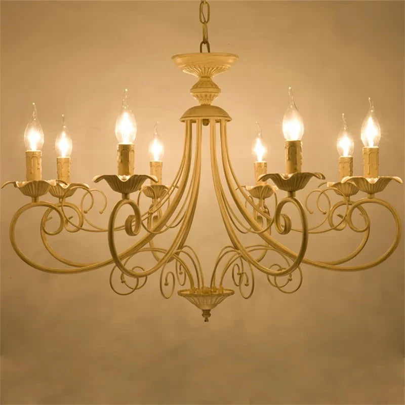 Elegant Klassisk Metallysekrone