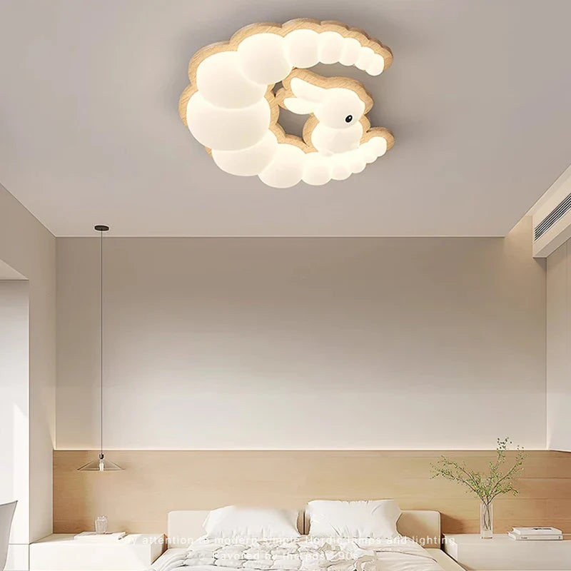 Smart LED-lysekrone med fjernbetjening til moderne indretning