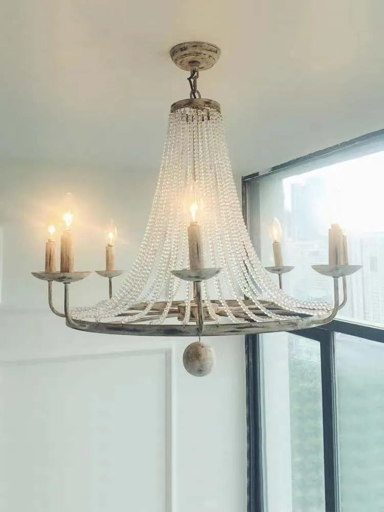 Vintage guld industriel retro lysekrone