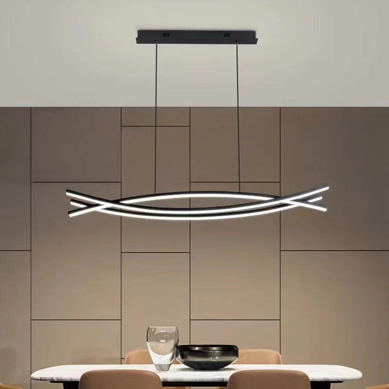 Justerbar LED-pendel i aluminium