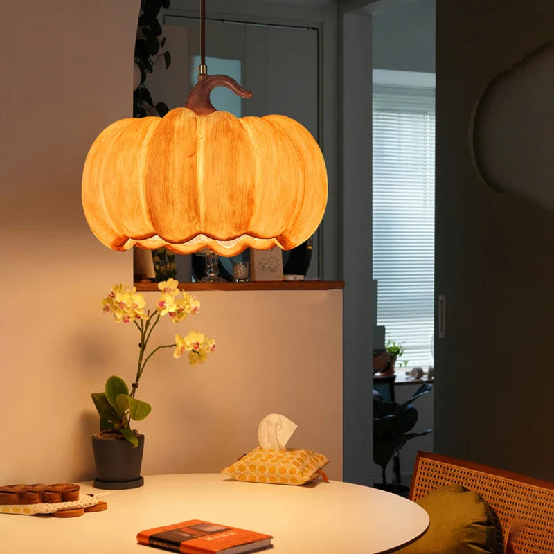 Japansk retro wabi-sabi LED-græskarlampe til restaurant
