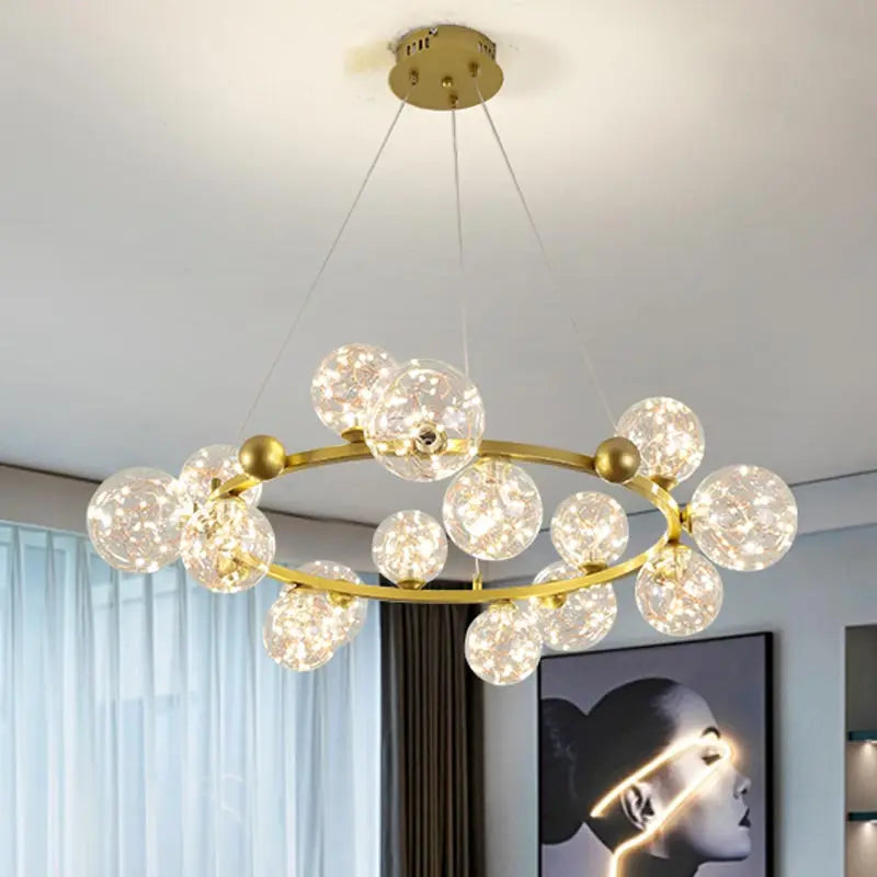 Skandinavisk elegance: Moderne LED-lysekrone