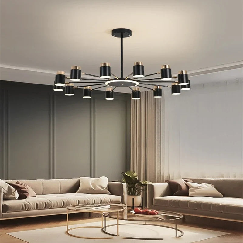 Nordisk, elegant og strømlinet lysekrone