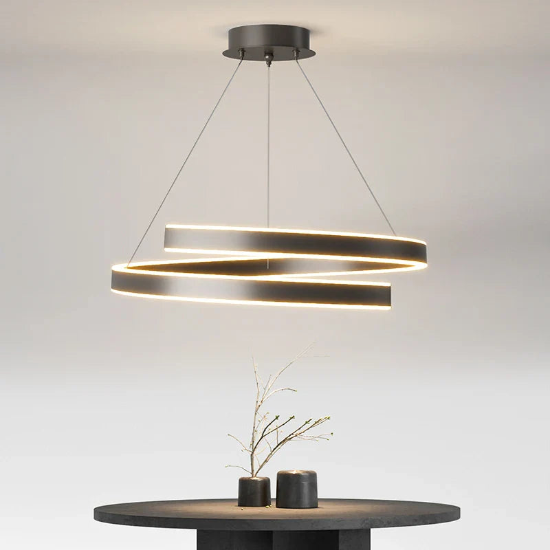 Elegant moderne LED-lysekrone