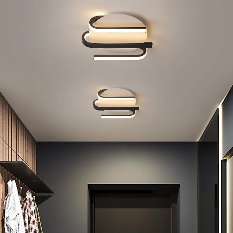 Moderne LED-lysekrone med elegant design