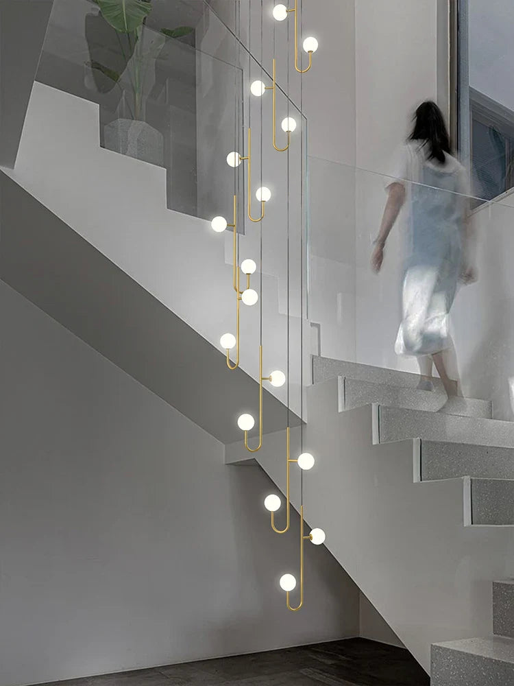 Moderne design lysekrone med kreativ LED-belysning