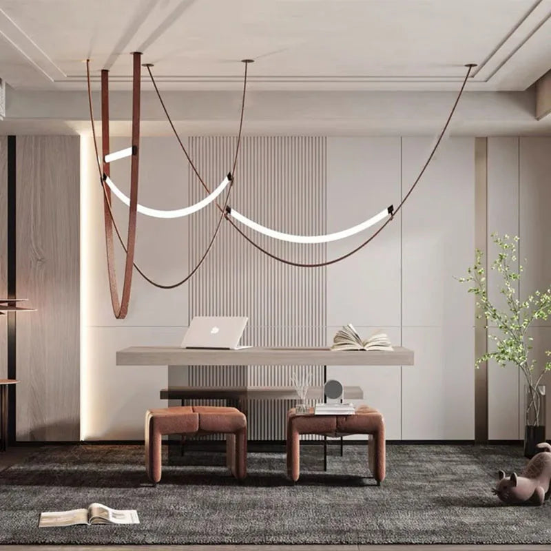 Elegant design LED-lysekrone til hoteller