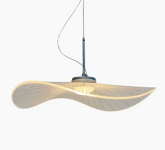 Designer og dekorativ pendel med farveskiftende lys