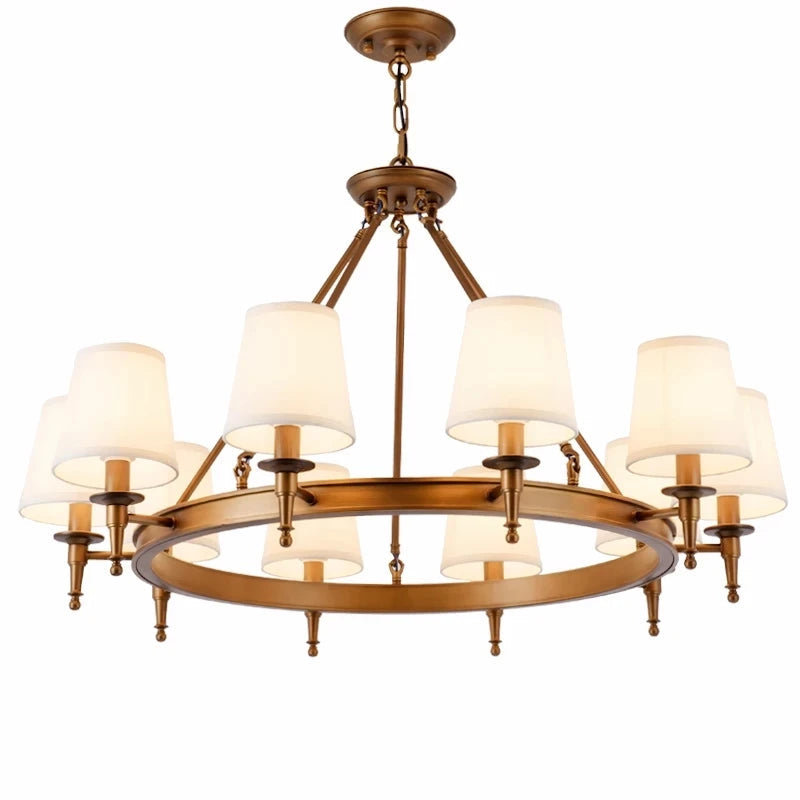 Moderne LED-kobberlamper