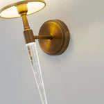 Applique Américaine Élégante Cristal Design Vintage Murale Chambre