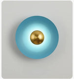 Applique Circulaire Nordique Lumineuse Design Scandinave Murale Chambre