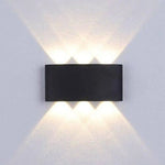 Applique Extérieur Led Design Moderne Élégant Triple - Noir / Naturelle Murale Chambre