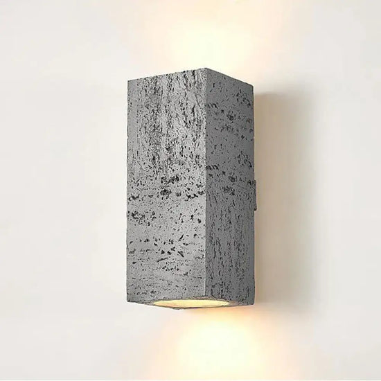 Applique Led Design Minimaliste Nordique Gris Murale Chambre