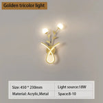Applique Led Moderne Et Élégante. Brun / Blanc Chaud (2700-3500K) Murale Chambre