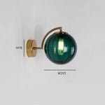 Applique Led Moderne Suspension Design Épuré Vert Applique Murale Chambre
