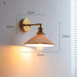 Applique Led Nordique Moderne Élégante Céramique 13 Murale Chambre