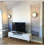 Applique Led Rond Dorée Design Lumineux Élégant Murale Chambre