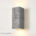 Applique Led Wabi-Sabi Minimaliste Béton Design Murale Chambre