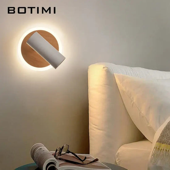 Applique Moderne Réglable Design Minimaliste Blanche Murale Chambre