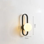 Applique Murale À Led Élégante Et Épurée Black / Cool White(5500-7000K) Applique Chambre