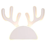 Applique Murale Acrylique Cerf Bois Scandinave. Un / Blanc Chaud (2700-3500K) Chambre