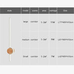 Applique Murale Bois Design Élégant Lumineux. Chambre