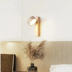 Applique Murale Bois Noyer Design Contemporain Élégant Chambre