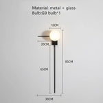 Applique Murale Boule Élégante Design Contemporain Grand Verre 12Cm / Blanc Froid (5 500-7 000