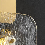 Applique Murale Carrée Cuivre Design Élégant Artisanal Chambre