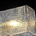 Applique Murale Carrée Élégante Transparente Décorative Lumineuse Chambre