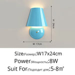 Applique Murale Créatives Lumineuses Design Élégant Dg6116 Bleu L17X24Cm / Blanc Chaud