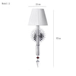 Applique Murale Design Élégant Lumineux Cristal. Chambre
