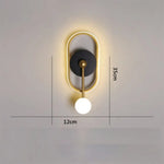 Applique Murale Design Moderne Boule Décorative Oryna Chambre