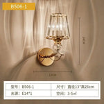 Applique Murale Élégante Et Scintillante. B506-1 / Blanc Chaud (2700-3500K) Applique Chambre