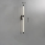 Applique Murale Élégante Illuminant Espace Design Noir B 1 / 3000K Chambre