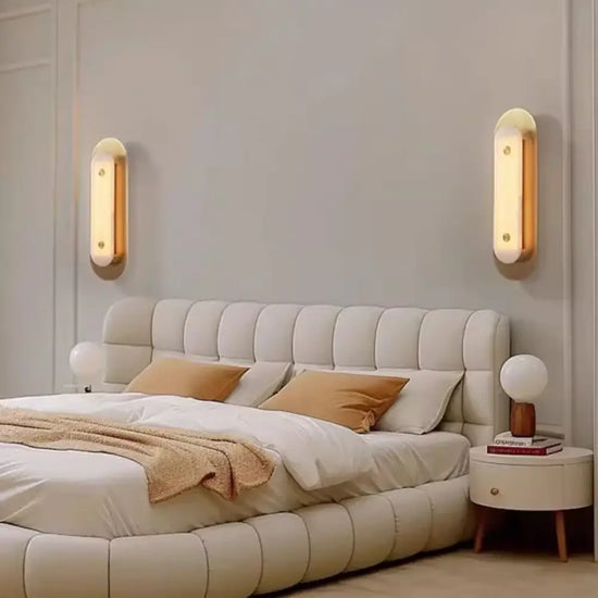 Applique Murale Élégante Marbre Design Minimaliste. Chambre