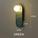 Applique Murale Élégante Marbre Moderne Haut Standing Vert Chambre