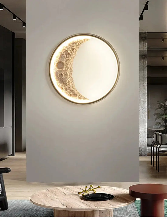 Applique Murale Élégante Minimaliste Lumineuse Design. Chambre
