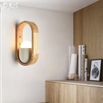 Applique Murale En Bois Arrondi Chic Design Lumineux Chambre