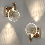 Applique Murale En Cristal Élégance Lumineuse Chambre