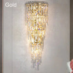 Applique Murale En Cristal Élégante Design Contemporain. Chambre