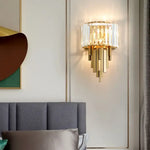 Applique Murale En Cristal Élégante Et Lumineuse Chambre