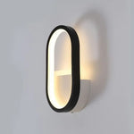 Applique Murale Épurée Design Contemporain Élégant C / Blanc Chaud (2700-3500K) 110V | Noir Chambre