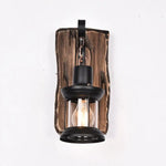 Applique Murale Industrielle Design Vintage Bois Chambre